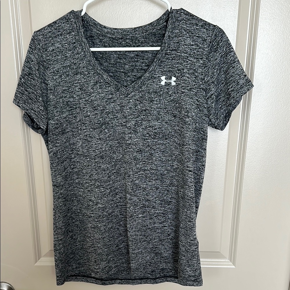 Under Armour Gray Fitted Short Sleeve T-Shirt
